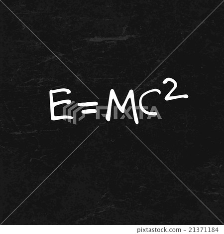 E=mc2 Formula on BlackBoard Texture 21371184