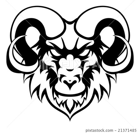 Ram Mean Animal Mascot Ram Mean Animal Mascot 21371485