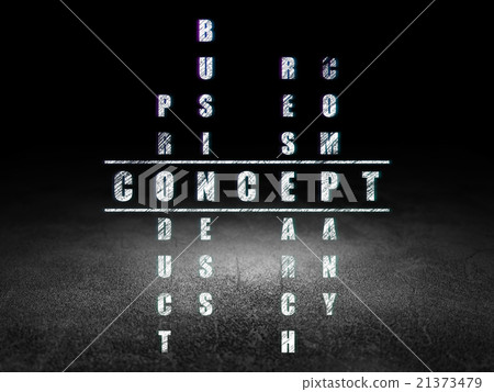 Advertising concept: Concept in Crossword Puzzle Advertising concept: Concept in Crossword Puzzle 21373479