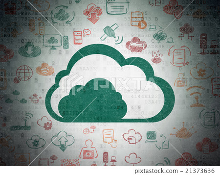 Cloud on Digital Paper background Cloud on Digital Paper background 21373636