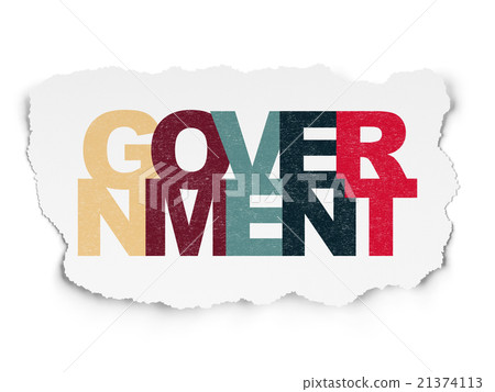 Government on Torn Paper background - Stock Illustration [21374113] - PIXTA