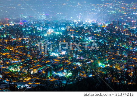 札幌夜景。新三大夜景。三月 札幌夜景。新三大夜景。三月 21374212