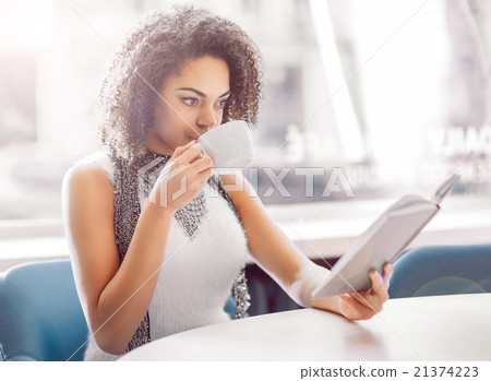 Nice girl reading book Nice girl reading book 21374223