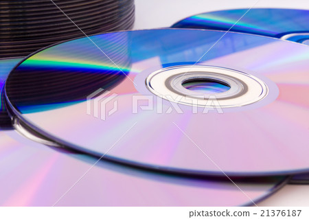 Closeup compact discs 21376187