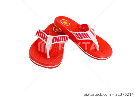 Orange flip-flops 21376214