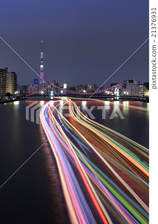 Tokyo Sky Tree and Kiyosubashi Bridge 21376931