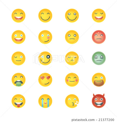 Emoticons Collection. Set of Emoji. 21377200