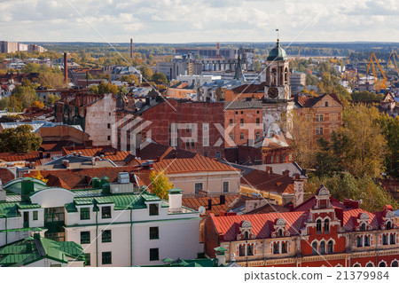 Vyborg (Viipuri), panorama view, Russia. 21379984