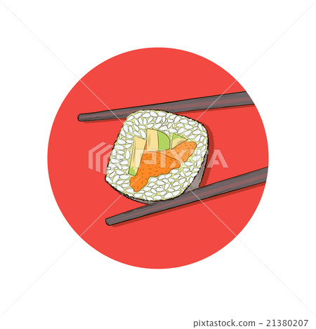 Japanese cuisine restaurant sushi menu cover  21380207