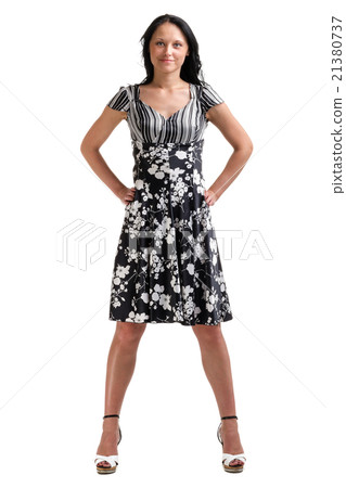 Full length of young elegant female Full length of young elegant female 21380737