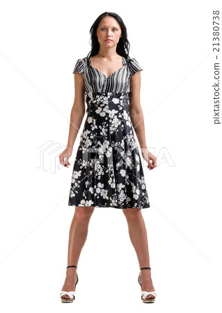 Full length of young elegant female Full length of young elegant female 21380738