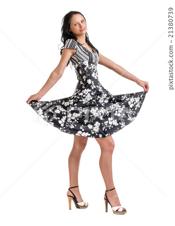 Full length of young elegant female Full length of young elegant female 21380739