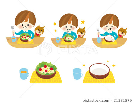 Children's salad meal Children's salad meal 21381879