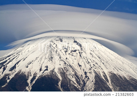 Dynamic bulk clouds from Mt. Asagiri and Mt. Fuji 21382603