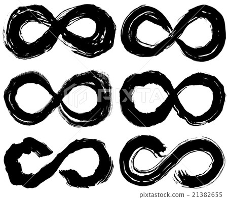 ∞ infinity large calligraphy handwriting 21382655