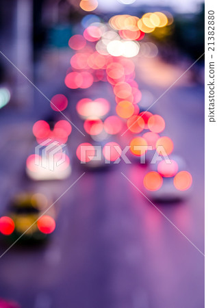Urban city night light bokeh , blur background 21382880