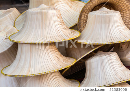 Bamboo hats craft. Bamboo hats craft. 21383006