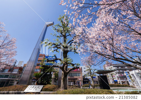 Iwakura Station West Exit Station Rotary Sakura 21385082