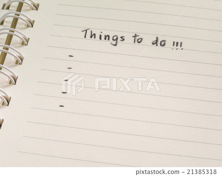 Hand writing on opened notebook Hand writing on opened notebook 21385318