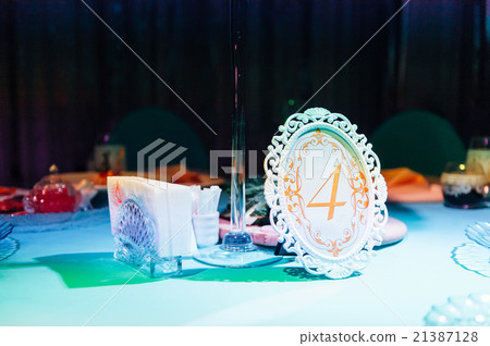 table set for wedding or another catered event table set for wedding or another catered event 21387128