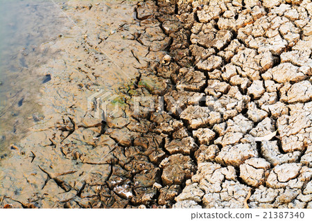 Water in the Lake of the dry soil. Water in the Lake of the dry soil. 21387340
