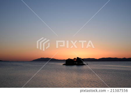 松江真治湖餘輝 21387556