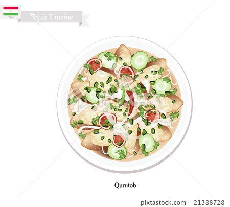 Qurutob, One of Famous Dish in Tajikistan 21388728
