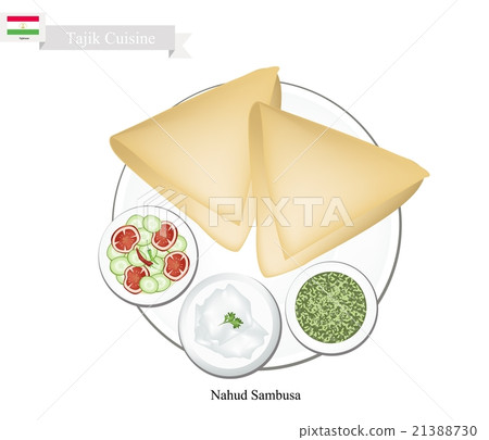 Nahud Sambusa or Tajik Fried Dumpling Filled 21388730