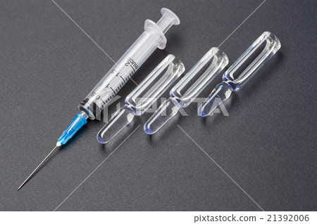 Syringe for injection and glass ampoules 21392006
