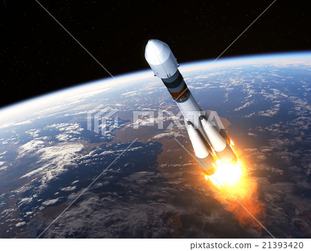 Cargo Carrier Rocket Launch 21393420