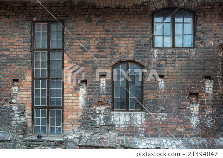 brick wall with windows brick wall with windows 21394047