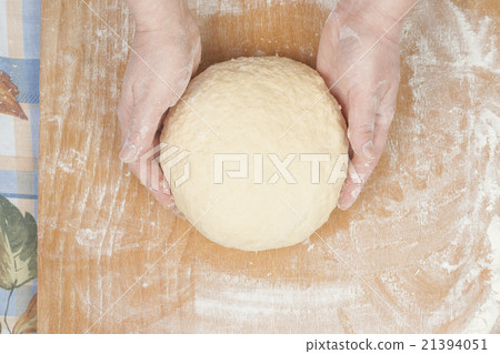 Ball of pizza dough Ball of pizza dough 21394051