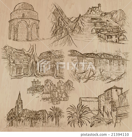 Architecture - hand drawn vector pack 21394110