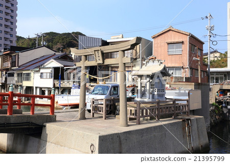Dannoura Fishing Harbor Hikiko Shrine 21395799