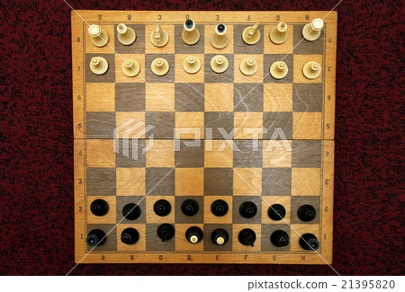 old chess game closeup old chess game closeup 21395820