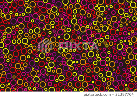 Background material Wallpaper, rainbow color, rainbow color, seven colors, colorful, circle, circle, circle, spot, mottle, mizumata, polka dot pattern, 21397704