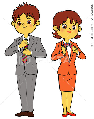 Stock Illustration: freshman, newcomer, new employee