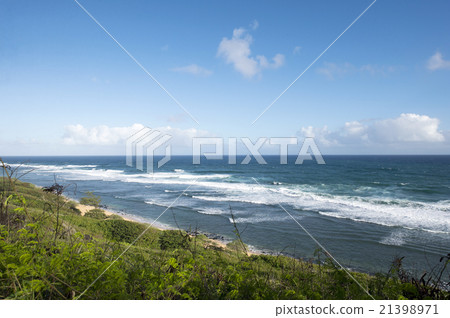 Papa beach, Kauai, Hawaii 21398971