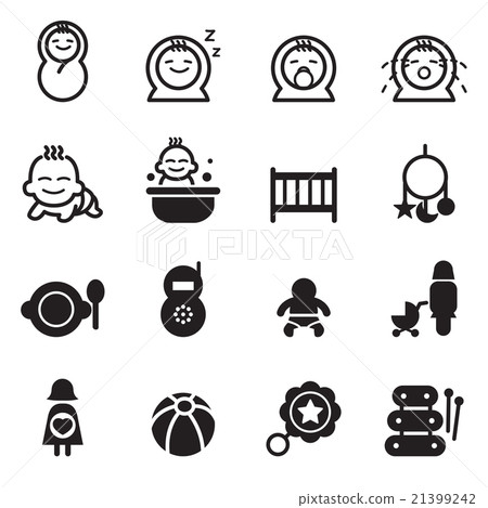 Basic Baby icons Basic Baby icons 21399242