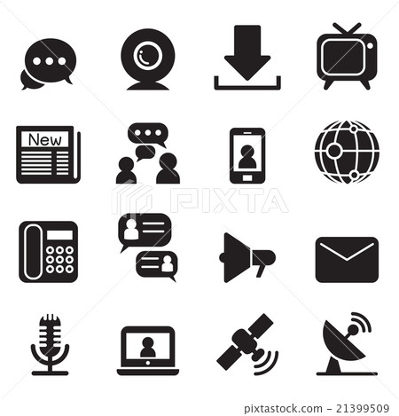 Communication Technology icons 21399509