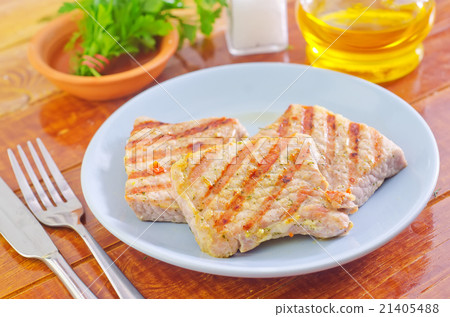 fried meat 21405488