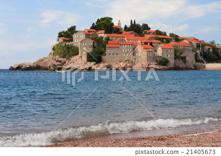 Respectable resort island of Sveti Stefan Respectable resort island of Sveti Stefan 21405673