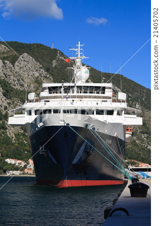 ship "Minerva" in the port of Kotor, Montenegro, 21405702