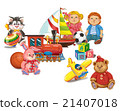 Set toys for a child's room. 21407018