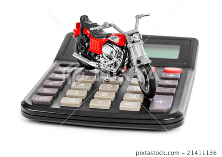 Calculator and toy motorbike Calculator and toy motorbike 21411136