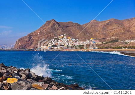 Beach Teresitas in Tenerife - Canary Islands 21411201
