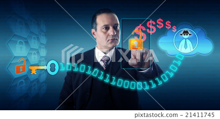 Man Paying Ransom To Black Hat Ransomware Author 21411745