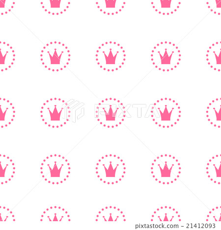 Princess Seamless Pattern Background Vector - Stock Illustration ...