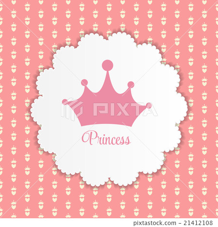 Princess Seamless Pattern Background Vector - Stock Illustration ...