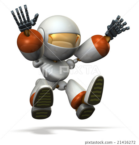 Cute robot to landing Cute robot to landing 21416272